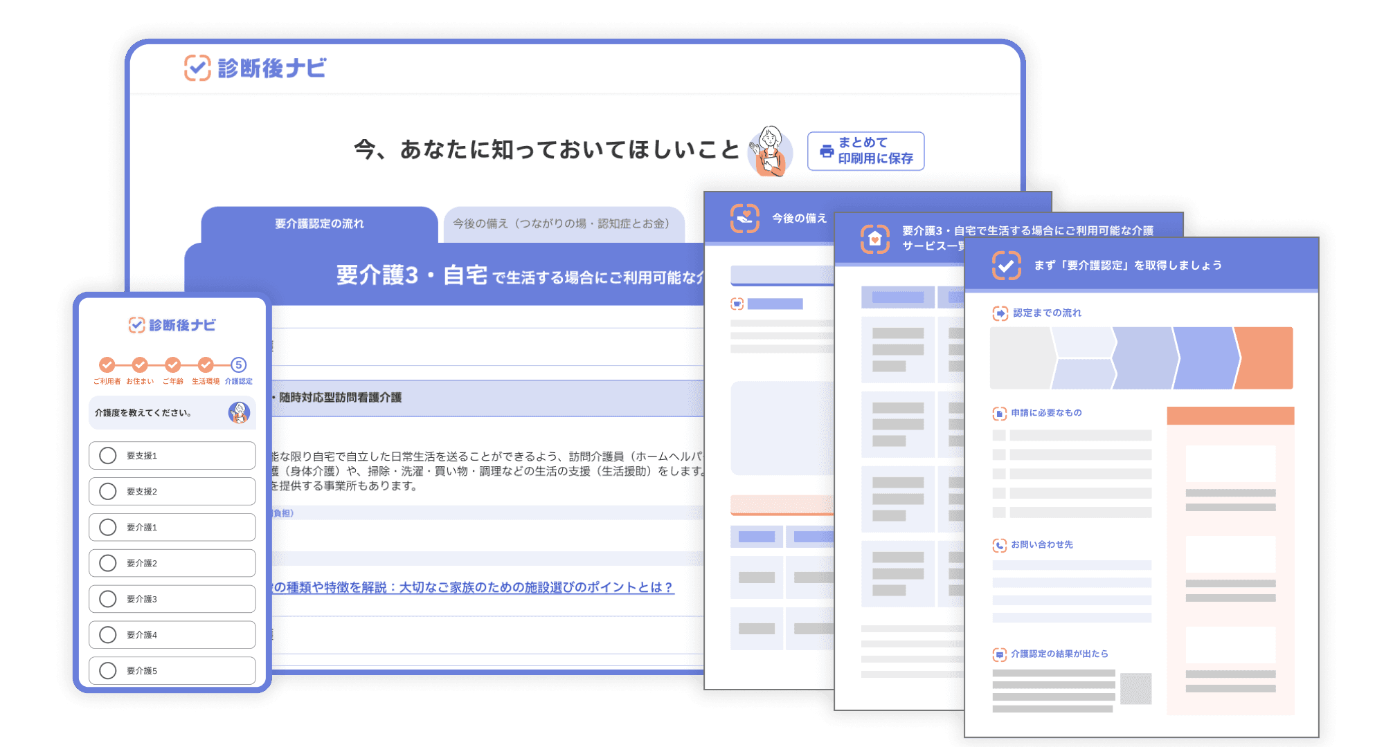 診断後ナビの診断結果イメージ
