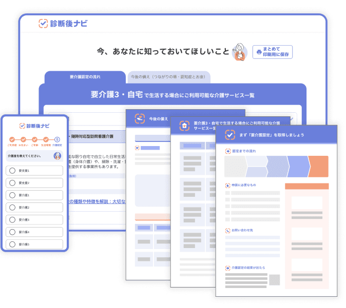 診断後ナビの診断結果イメージ